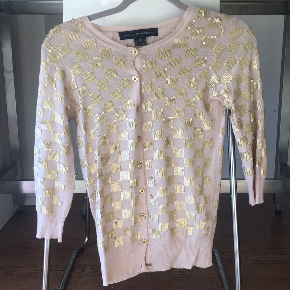 Sequins Patterned French Connection Cardigan - image 1
